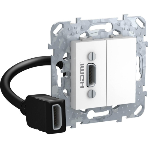 Розетка компьютерная HDMI с переходником Schneider Electric Unica MGU5.430.18ZD Розетка компьютерная HDMI с переходником Schneider Electric Unica MGU5.430.18ZD