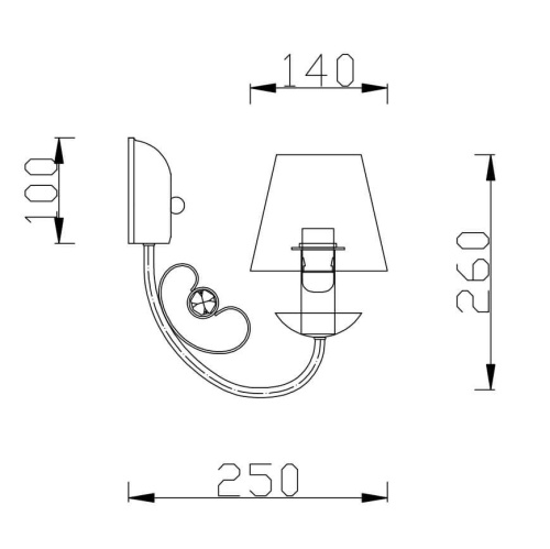 Бра Rivoli Mattina 2022-401 Б0038427 Бра Rivoli Mattina 2022-401 Б0038427