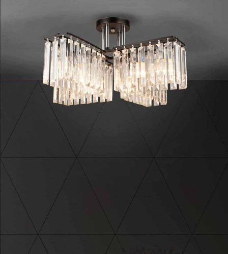 Потолочная люстра Seven Fires Berit WD3548/8C-BK-CR-CL Потолочная люстра Seven Fires Berit WD3548/8C-BK-CR-CL
