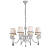 Подвесная люстра Arte Lamp Сherubino A5656LM-8WG