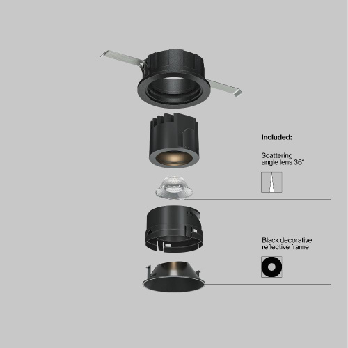 Встраиваемый светильник Technical DL057-7W3K-B Встраиваемый светильник Technical DL057-7W3K-B