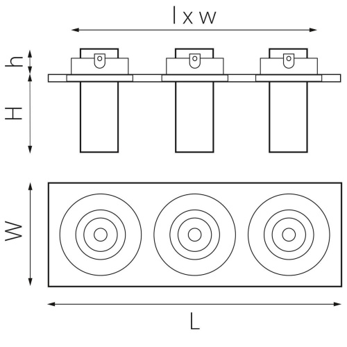 Встраиваемый светодиодный спот Lightstar Intero Tubo (217537+217274+217274+217274) i537274 Встраиваемый светодиодный спот Lightstar Intero Tubo (217537+217274+217274+217274) i537274