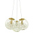 Подвесная люстра Ideal Lux Mapa Sat SP3 Ottone 175973