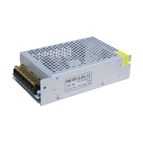 Блок питания Gauss Led Strip PS 12V 60W IP20 8A 202003060 Блок питания Gauss Led Strip PS 12V 60W IP20 8A 202003060