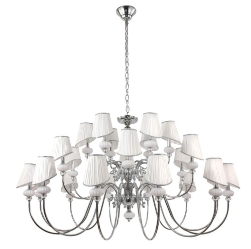 Подвесная люстра Crystal Lux Alma White SP-PL12+6+6 Подвесная люстра Crystal Lux Alma White SP-PL12+6+6