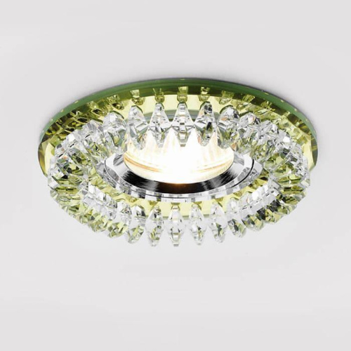 Встраиваемый светильник Ambrella light Crystal K220 GD Встраиваемый светильник Ambrella light Crystal K220 GD