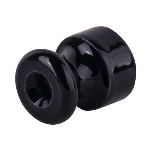 Изолятор Werkel без винта Retro черный WL18-17-02 4690389146169 Изолятор Werkel без винта Retro черный WL18-17-02 4690389146169