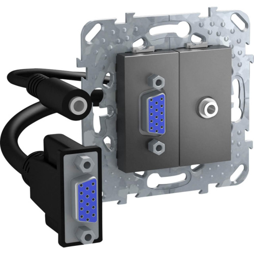 Розетка компьютерная VGA Schneider Electric Unica Top MGU5.932.12ZD Розетка компьютерная VGA Schneider Electric Unica Top MGU5.932.12ZD