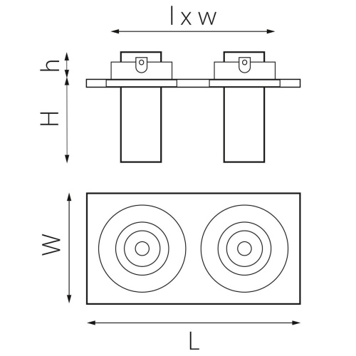 Встраиваемый светодиодный спот Lightstar Intero Tubo (217527+217272+217272) i527272