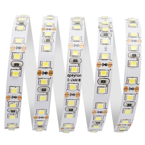 Светодиодная лента Apeyron 9,6W/m 120LED/m 3528SMD холодный белый 5M 31BL Светодиодная лента Apeyron 9,6W/m 120LED/m 3528SMD холодный белый 5M 31BL