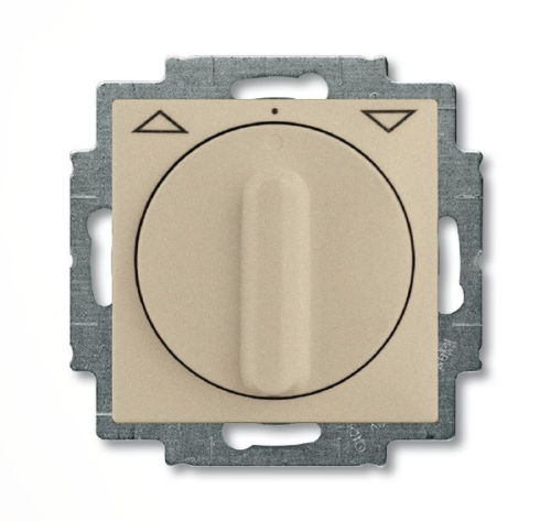 Выключатель жалюзи поворотный без фиксации ABB Basic55 шампань 2CKA001101A0927