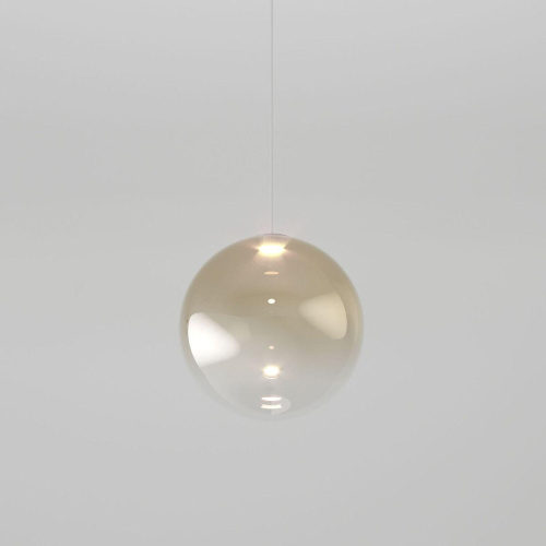 Подвесной светодиодный светильник Eurosvet Wonder 50231/1 Led янтарный Подвесной светодиодный светильник Eurosvet Wonder 50231/1 Led янтарный