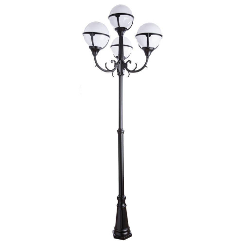 Садово-парковый светильник Arte Lamp Monaco A1497PA-4BK Садово-парковый светильник Arte Lamp Monaco A1497PA-4BK