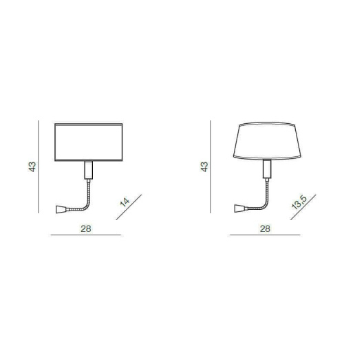Бра Azzardo Amadeo lambody LED AZ2418 Бра Azzardo Amadeo lambody LED AZ2418