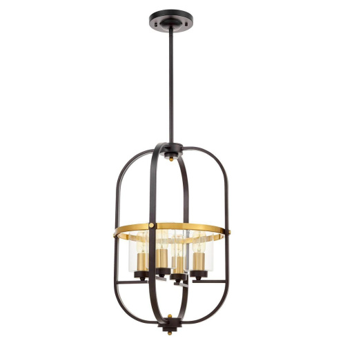 Подвесная люстра Lumina Deco Monterey LDP 1141-4 BK+MD Подвесная люстра Lumina Deco Monterey LDP 1141-4 BK+MD