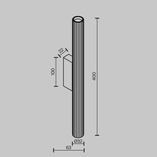 Настенный светильник (бра) Technical C082WL-12W2.7K-W Настенный светильник (бра) Technical C082WL-12W2.7K-W