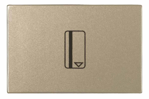 Выключатель карточный с задержкой отключения ABB Zenit 16A 250V шампань 2CLA221450N1901 Выключатель карточный с задержкой отключения ABB Zenit 16A 250V шампань 2CLA221450N1901