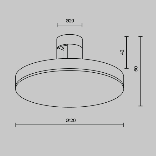 Трековый светильник Technical TR152-1-7W3K-B Трековый светильник Technical TR152-1-7W3K-B