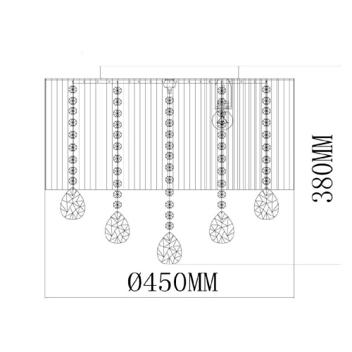 Потолочная люстра MW-Light Жаклин 465016906 Потолочная люстра MW-Light Жаклин 465016906