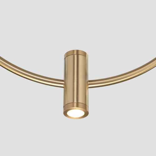 Подвесная светодиодная люстра Eurosvet Layla 50257/3 Led черный/ латунь Подвесная светодиодная люстра Eurosvet Layla 50257/3 Led черный/ латунь