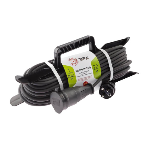 Удлинитель силовой ЭРА 1гн 20м с/з UFx-1e-3x1,5-20m-IP44(kg) Б0050868 Удлинитель силовой ЭРА 1гн 20м с/з UFx-1e-3x1,5-20m-IP44(kg) Б0050868