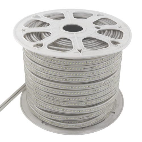 Светодиодная влагозащищенная лента OGM 8W/m 120LED/m 2835SMD холодный белый 50M SL-59 Светодиодная влагозащищенная лента OGM 8W/m 120LED/m 2835SMD холодный белый 50M SL-59