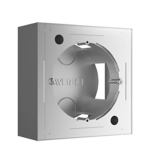 Коробка для накладного монтажа Werkel серебряный W8000006 4690389170843 Коробка для накладного монтажа Werkel серебряный W8000006 4690389170843