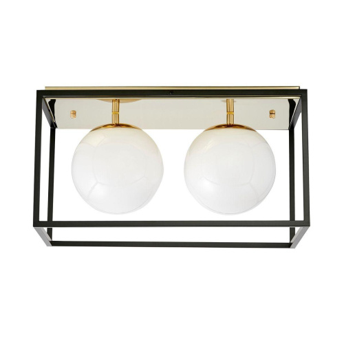 Потолочная люстра Lumina Deco Maldini LDC 8060-2 F.GD+BK Потолочная люстра Lumina Deco Maldini LDC 8060-2 F.GD+BK