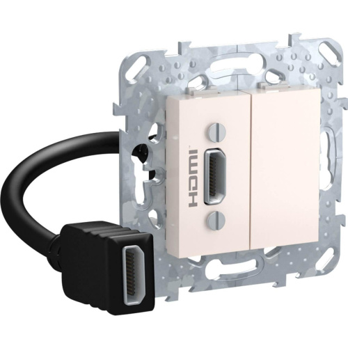 Розетка компьютерная HDMI с переходником Schneider Electric Unica MGU5.430.25ZD Розетка компьютерная HDMI с переходником Schneider Electric Unica MGU5.430.25ZD
