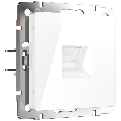Розетка Werkel Ethernet RJ-45 белая W1181001 4690389155369 Розетка Werkel Ethernet RJ-45 белая W1181001 4690389155369