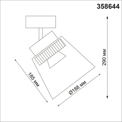 Светодиодный спот Novotech Over Artik 358644 Светодиодный спот Novotech Over Artik 358644