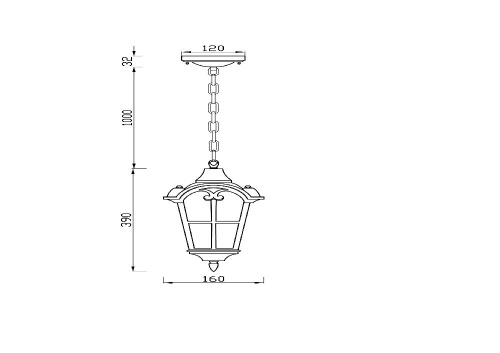 Подвесной светильник Maytoni Outdoor O413PL-01GB Подвесной светильник Maytoni Outdoor O413PL-01GB