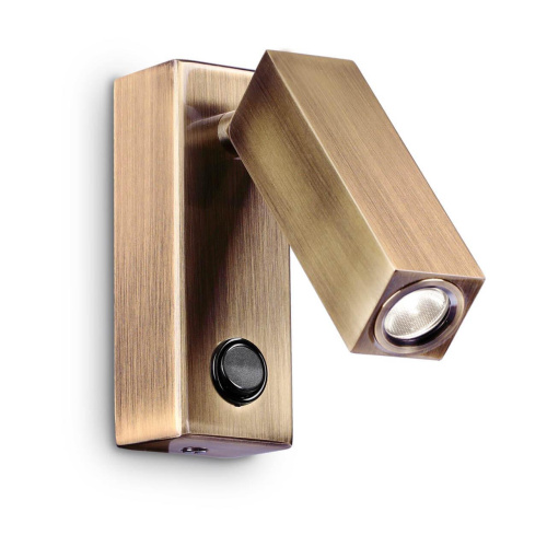Светодиодный спот Ideal Lux Page AP Square Brunito 233864 Светодиодный спот Ideal Lux Page AP Square Brunito 233864
