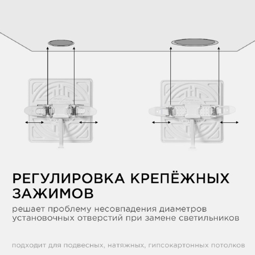 Встраиваемая светодиодная панель Apeyron 06-117 Встраиваемая светодиодная панель Apeyron 06-117