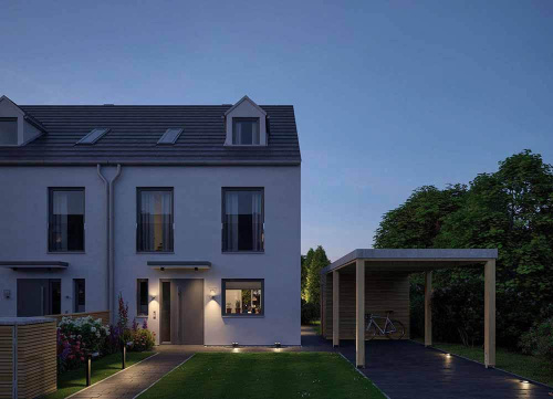 Уличный настенный светодиодный светильник Paulmann Cone 79677