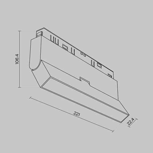 Трековый светильник Technical TR036-4-12WTW-DSZ-W Трековый светильник Technical TR036-4-12WTW-DSZ-W