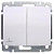 Выключатель двуклавишный Legrand Galea Life 10A 250V IP44 белый 771021