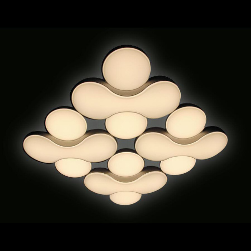 Потолочный светодиодный светильник Ambrella light Orbital Granule FG1066/4 WH 208W D720*720 Потолочный светодиодный светильник Ambrella light Orbital Granule FG1066/4 WH 208W D720*720