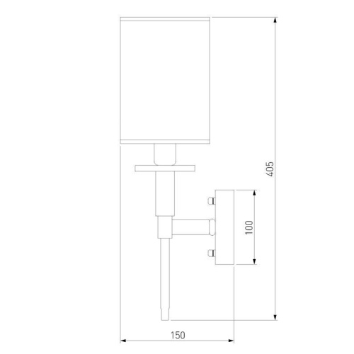 Бра Eurosvet Brielle 60132/1 латунь Бра Eurosvet Brielle 60132/1 латунь