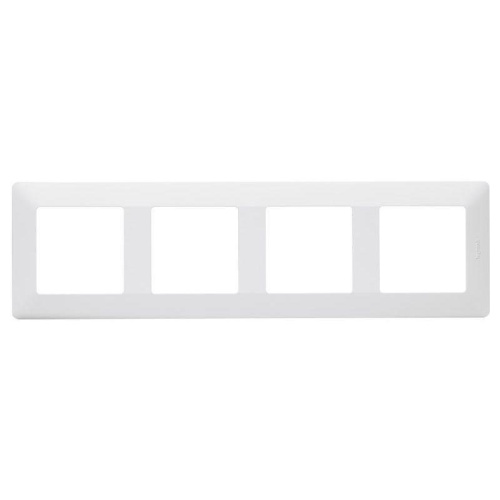 Рамка 4-постовая Legrand Valena Life Белая 754004 Рамка 4-постовая Legrand Valena Life Белая 754004