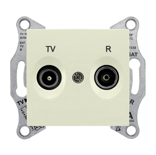 Розетка TV/R проходная Schneider Electric Sedna 4dB SDN3301847 Розетка TV/R проходная Schneider Electric Sedna 4dB SDN3301847