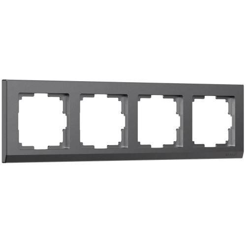 Рамка Werkel Stark на 4 поста графит W0041864 4690389194528 Рамка Werkel Stark на 4 поста графит W0041864 4690389194528