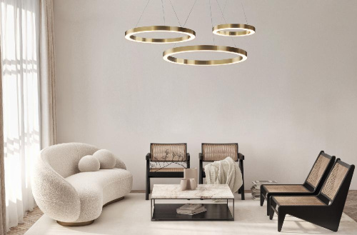 Подвесная светодиодная люстра Maytoni Saturno MOD415PL-L45BS4K Подвесная светодиодная люстра Maytoni Saturno MOD415PL-L45BS4K