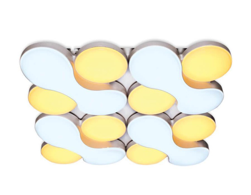Потолочный светодиодный светильник Ambrella light Orbital Granule FG1066/4 WH 208W D720*720 Потолочный светодиодный светильник Ambrella light Orbital Granule FG1066/4 WH 208W D720*720