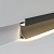 Профиль алюминиевый с рассеивателем для плинтуса Elektrostandard LL-2-ALP021 a066619
