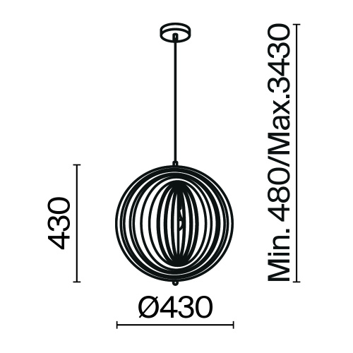 Подвесной светильник Maytoni MOD197PL-01W Подвесной светильник Maytoni MOD197PL-01W