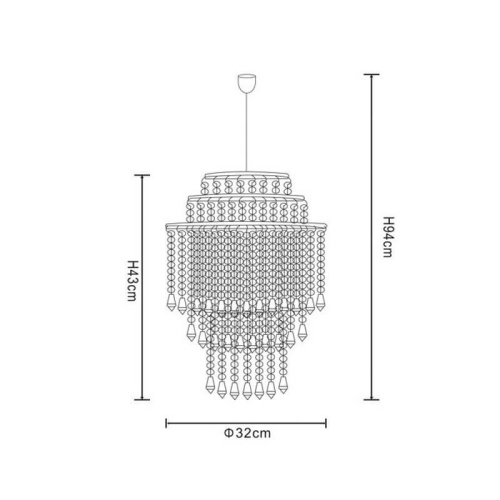 Подвесная люстра Zumaline Treve F074 Подвесная люстра Zumaline Treve F074