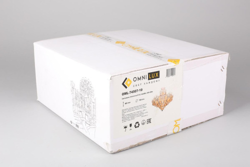 Потолочная люстра Omnilux Agrigento OML-74507-10 Потолочная люстра Omnilux Agrigento OML-74507-10