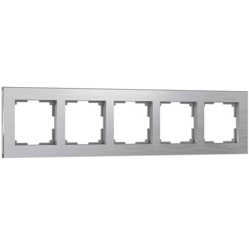 Рамка на 5 постов Werkel Aluminium алюминий W0051706 4690389158087 Рамка на 5 постов Werkel Aluminium алюминий W0051706 4690389158087