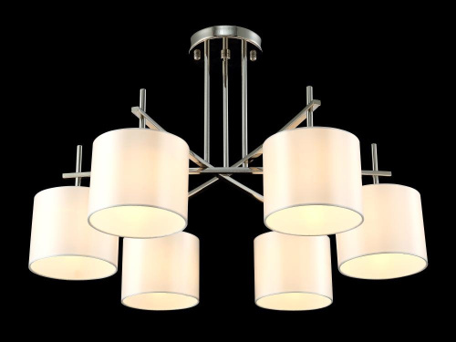 Потолочная люстра Crystal Lux Sergio PL6 Nickel Потолочная люстра Crystal Lux Sergio PL6 Nickel